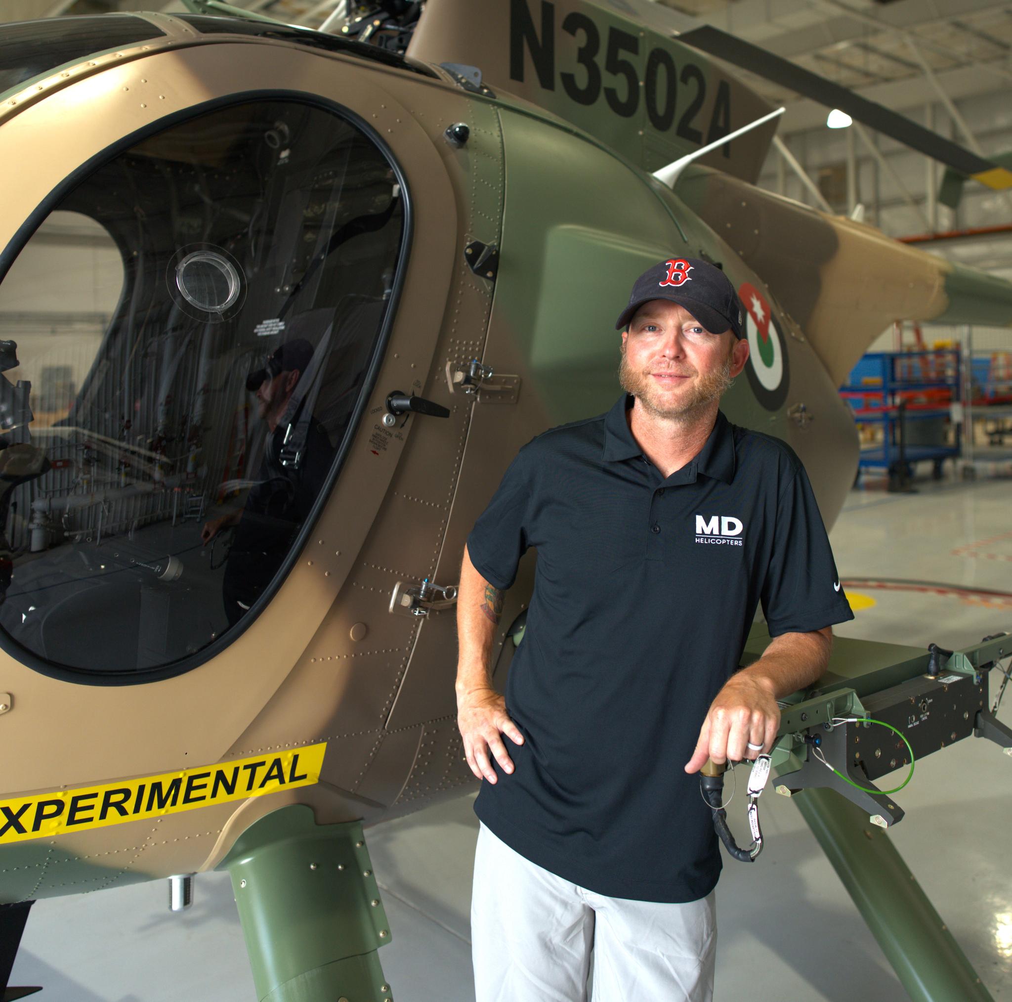 A headshot of Desert Hawk Aviation Instructor Jason Pope