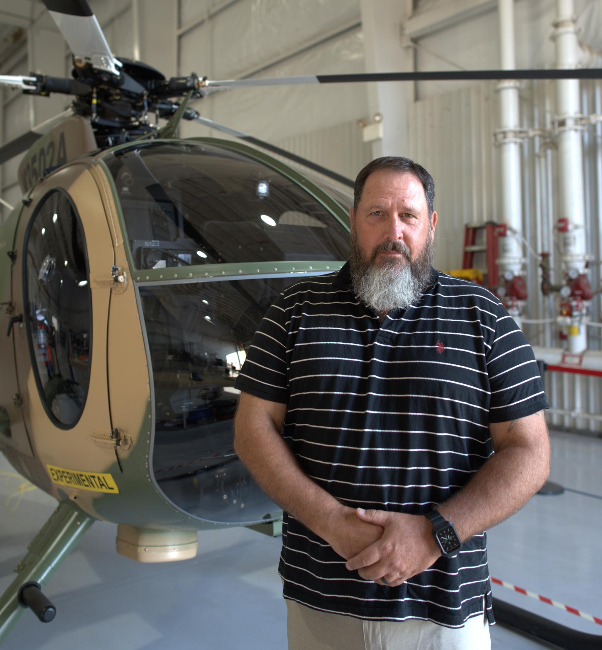 A headshot of Desert Hawk Aviation Instructor Lance Lay